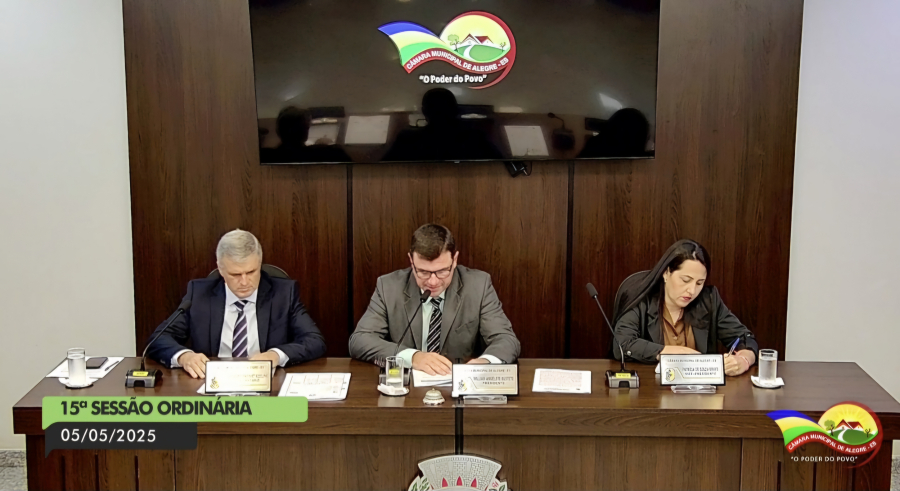 Câmara Municipal de Alegre-ES Aprova Projetos e Discute Demandas Locais em 15ª Sessão Ordinária